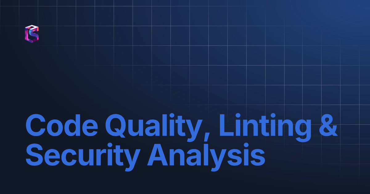 Code Quality, Linting & Security Analysis | InSoBlokAI